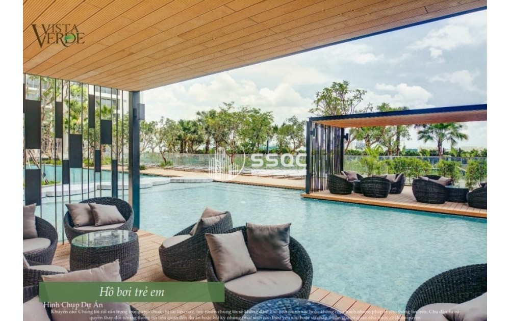 CHO THUÊ NHANH VISTA VERDE 1PN 60M² GIÁ 16TR | VIEW HỒ BƠI RESORT | FULL NỘI THẤT ĐẸP. lh 0937468880